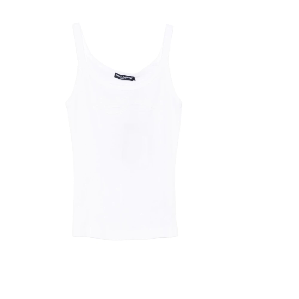 Dolce & Gabbana Damen Weiß - Ärmellose Oberteile - Tops - Xs