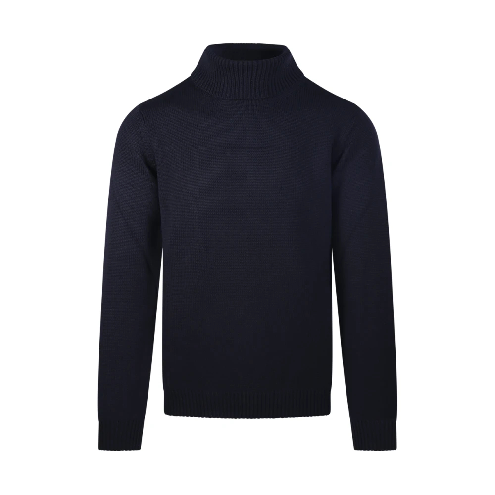 Roberto Collina Herren Blau - Rollkragenpullover - Knitwear - L