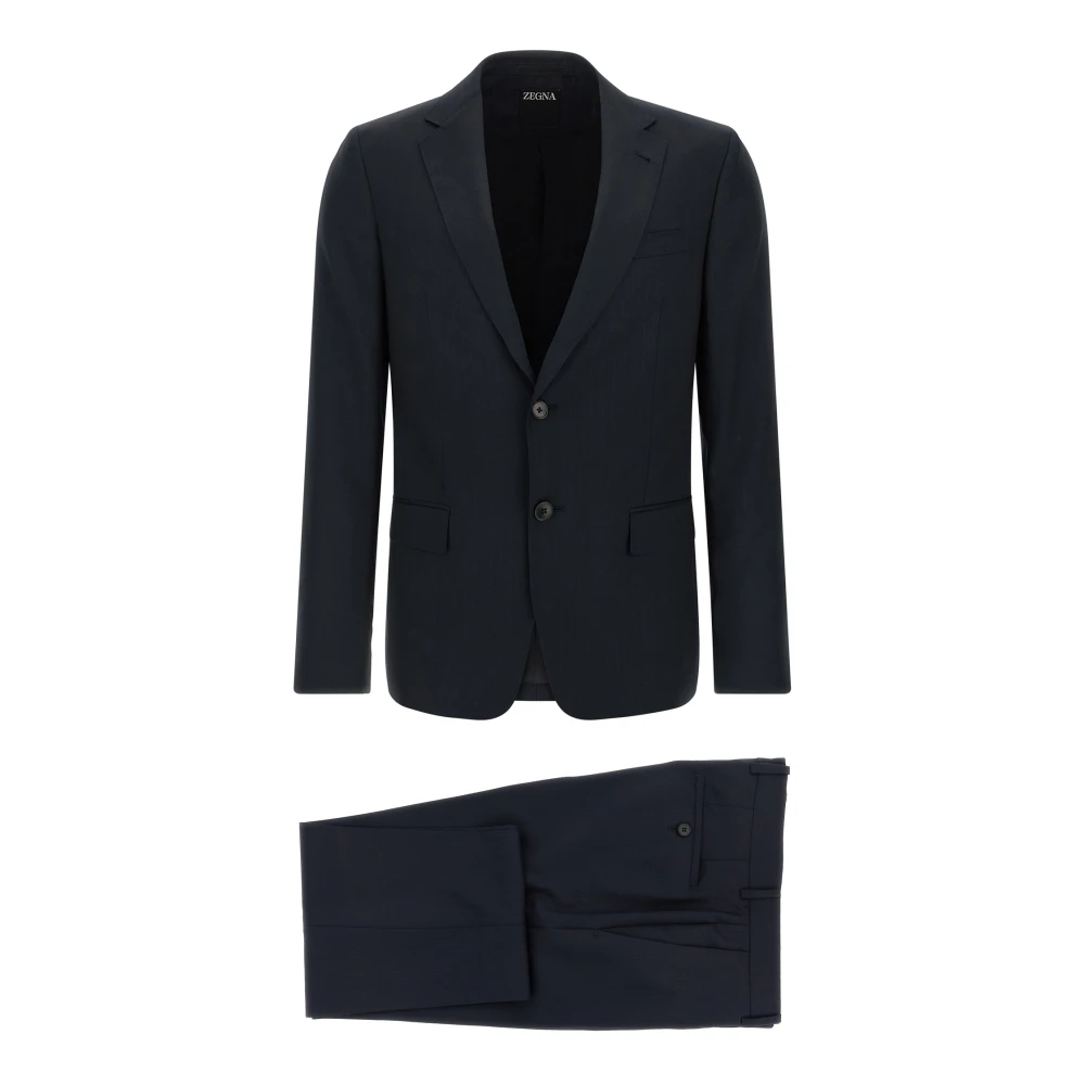 Zegna Herren Blau - Nadelstreifenanzug - Suits - 3XL