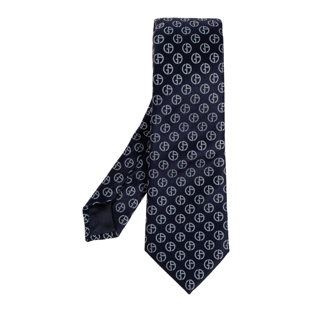 Giorgio Armani Herren Blau - Seidenkrawatte - Accessories - One Size