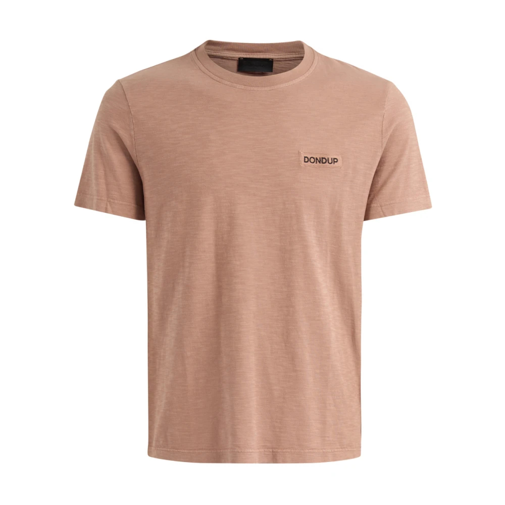 Dondup Herren Braun - T-Shirt Regular Aus Jersey - Tops - M