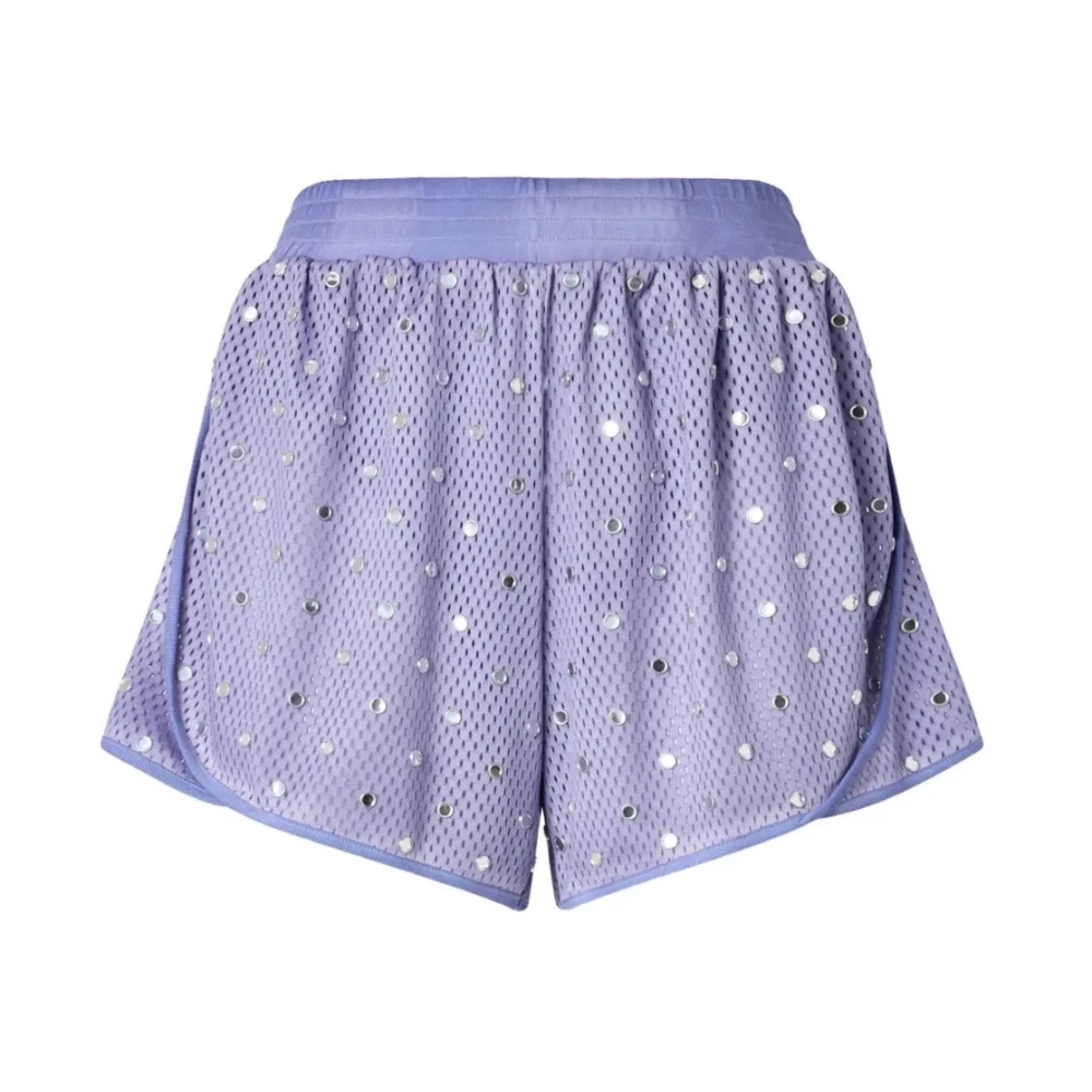 Pinko - Esperia Short Rete Basket Fade - Shorts -Damen -Lila -S