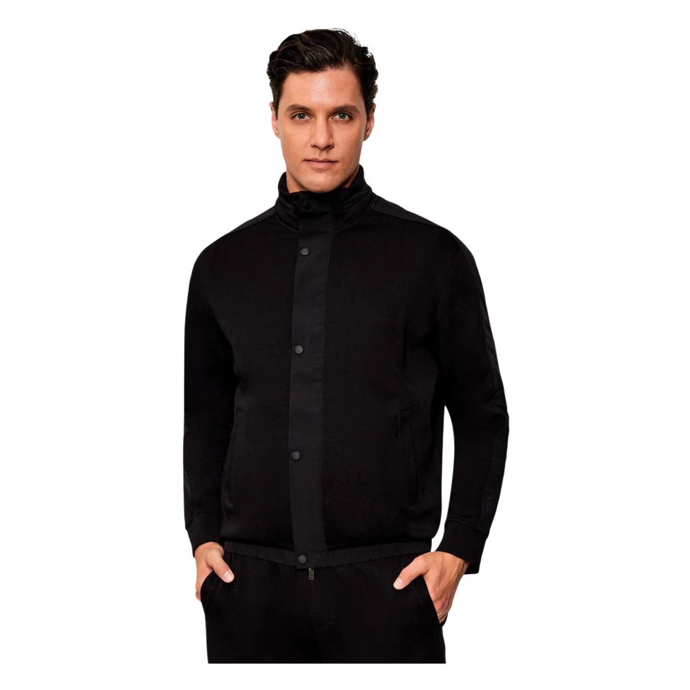Armani Exchange Herren Schwarz - Reißverschluss-Sweatshirt - Sweatshirts & Hoodies - K - S
