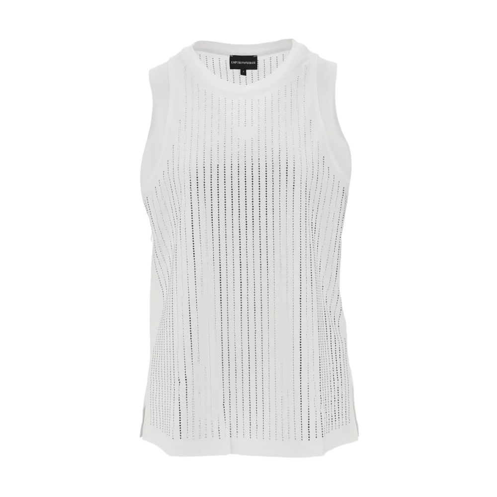 Emporio Armani Damen Weiß - Ärmelloses Top - Tops - M