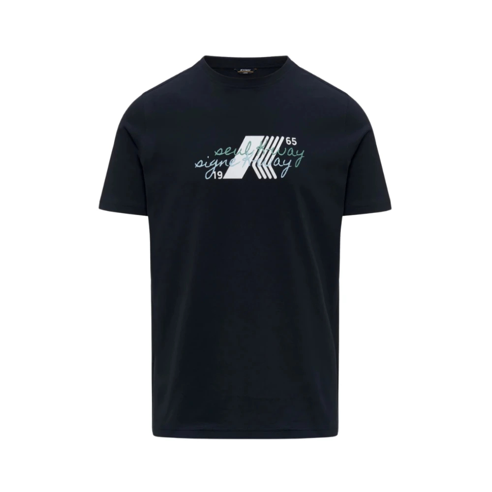 K-Way Herren Blau - T-Shirts - Tops - Xl