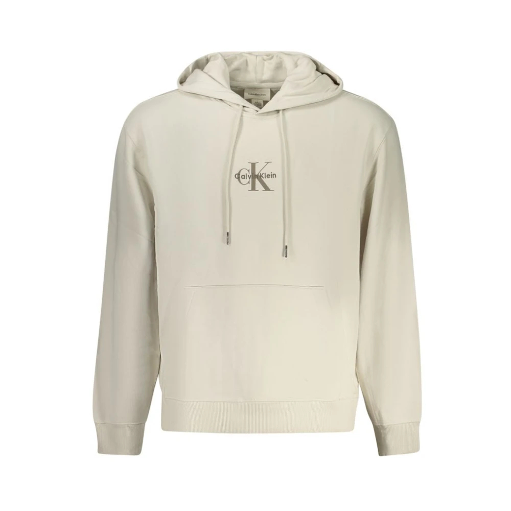 Calvin Klein - 350Terry Micro Monologo Hoodie - Sweatshirts & Hoodies - Herren - Weiß - L - Image 6