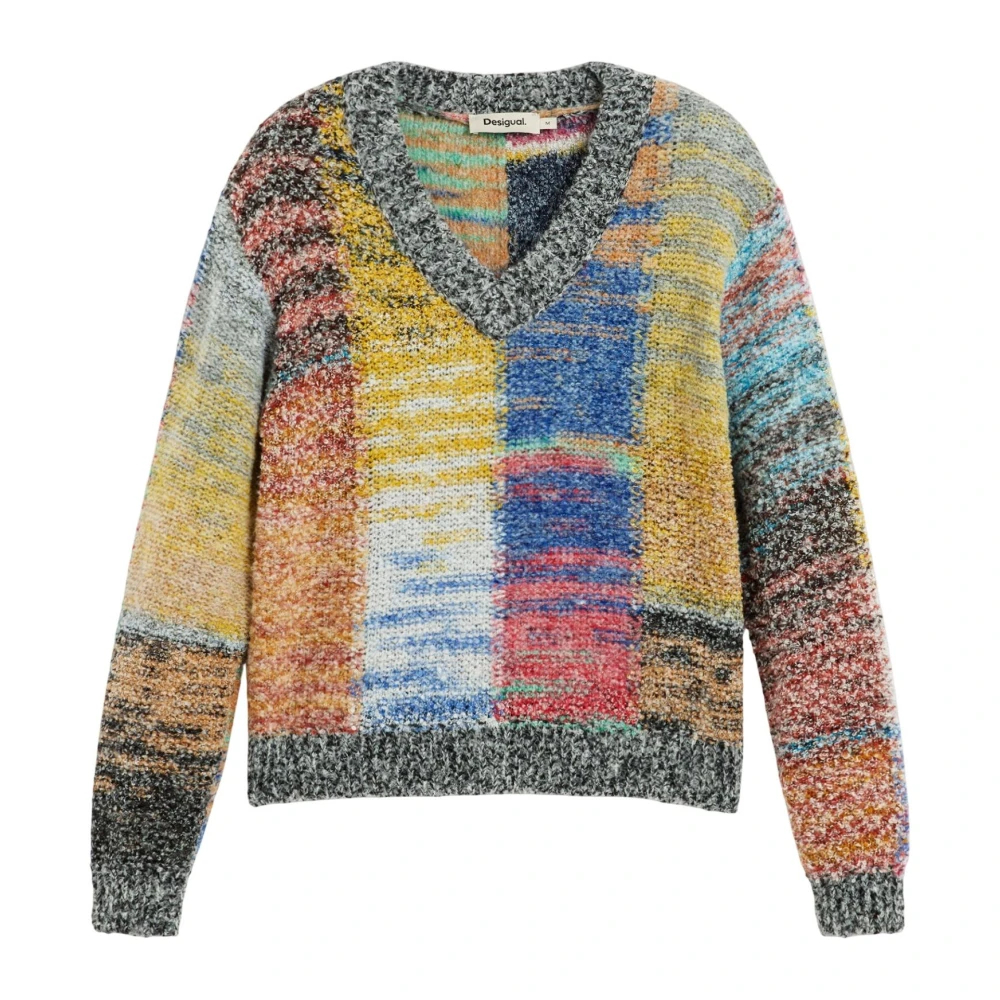 Desigual , Damen, Strickwaren, Mehrfarbig, Xl - Bild 5