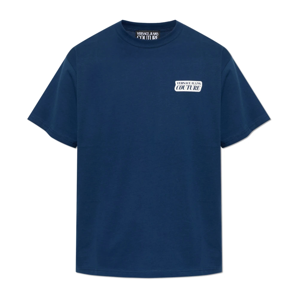 Versace Jeans Couture Herren Blau - Logo T-Shirt - Tops - 2XL