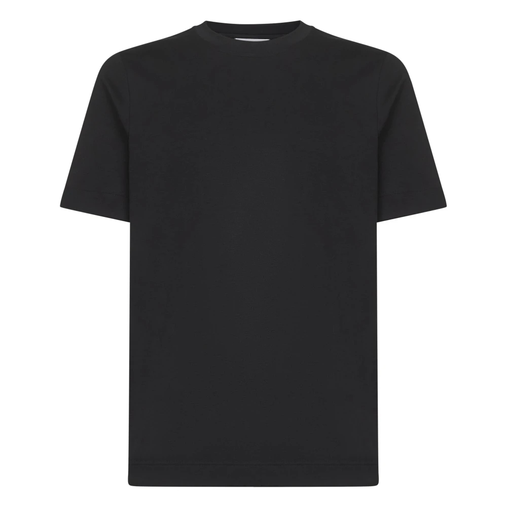 D4.0 Herren Schwarz - T-Shirt Mit Rundhalsausschnitt - Tops - K -3Xl