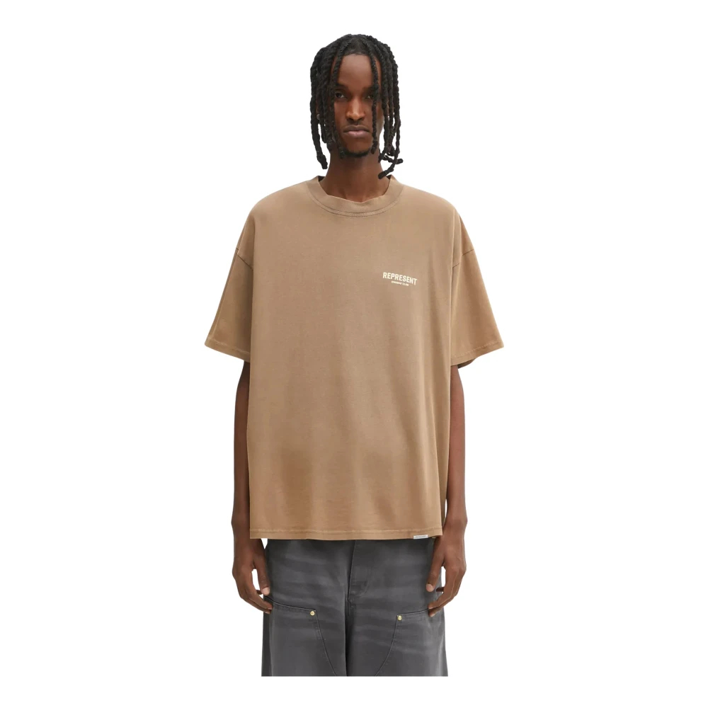 Represent Herren Beige Owners Club Tee - Bild 6