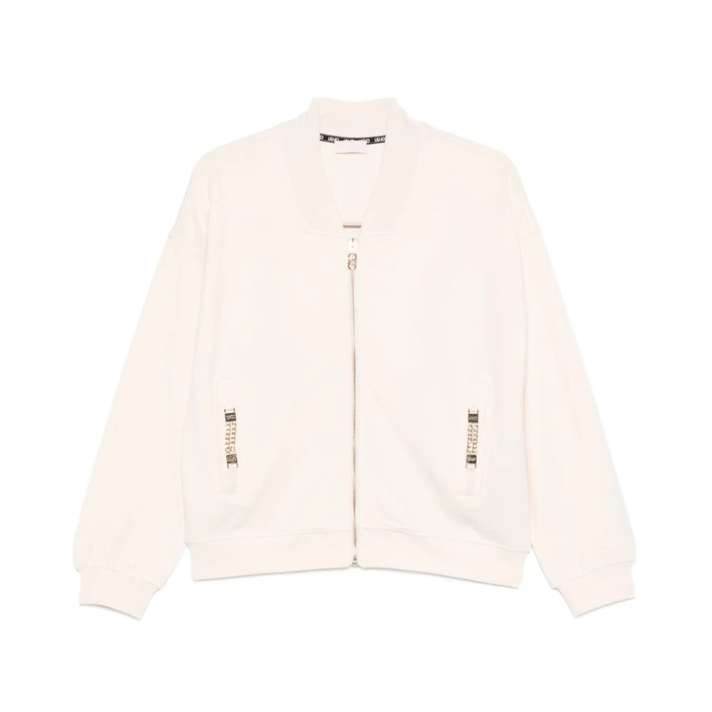 Liu Jo Damen Beige - Sweatshirt Mit Reißverschluss - Sweatshirts & Hoodies - L