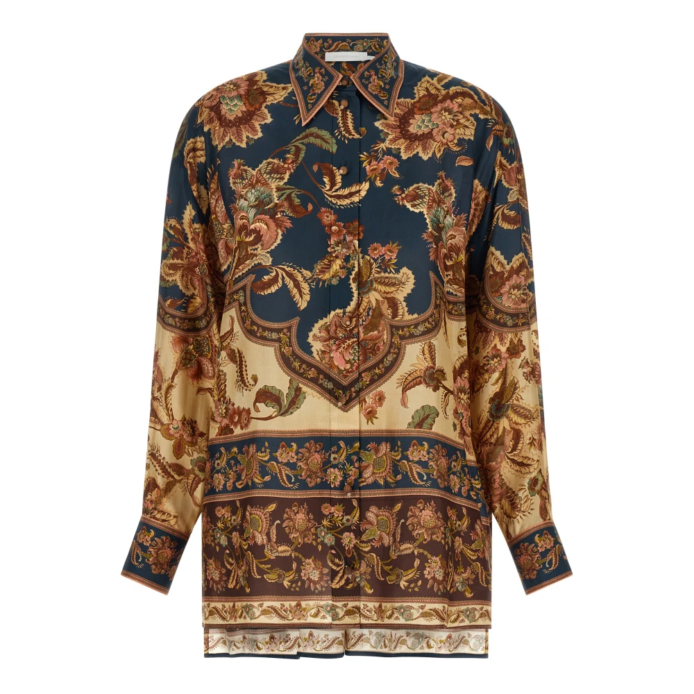 Zimmermann - Aster Relaxed Shirt - Blouses & Shirts - Damen - Mehrfarbig - Xs - Bild 3