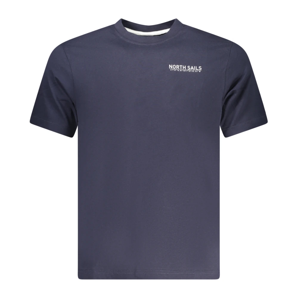 North Sails Blauer Baumwoll Herren T-Shirt Klein - Bild 5