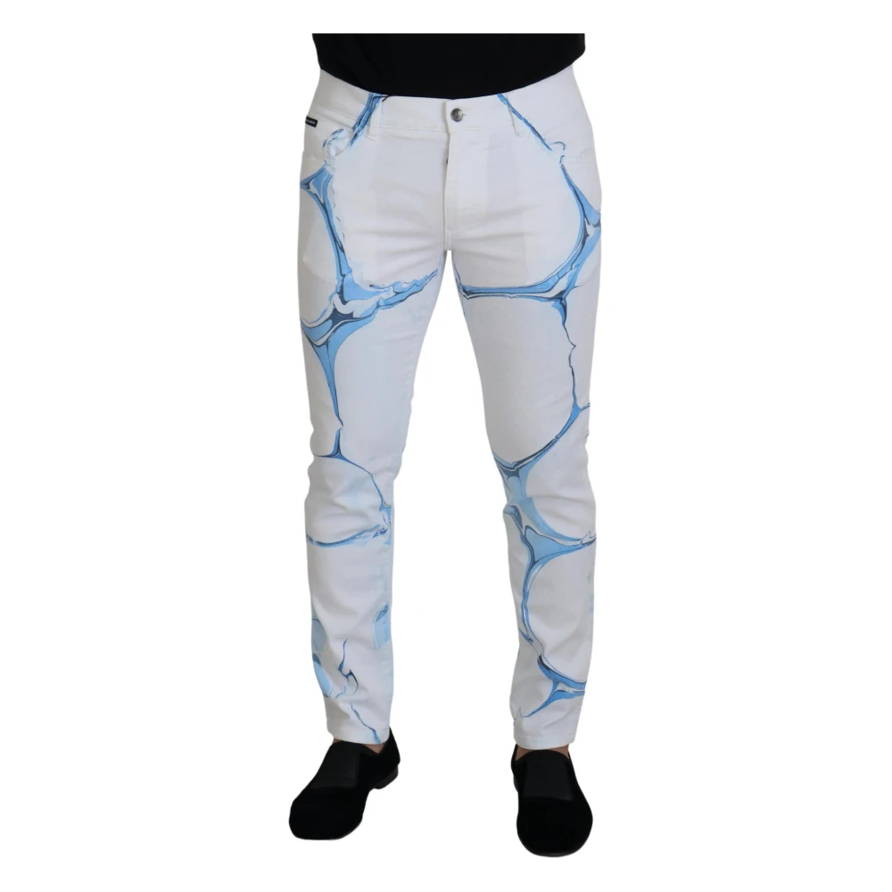 Dolce & Gabbana Herren Weiß - Slim-Fit Jeans - Jeans - M