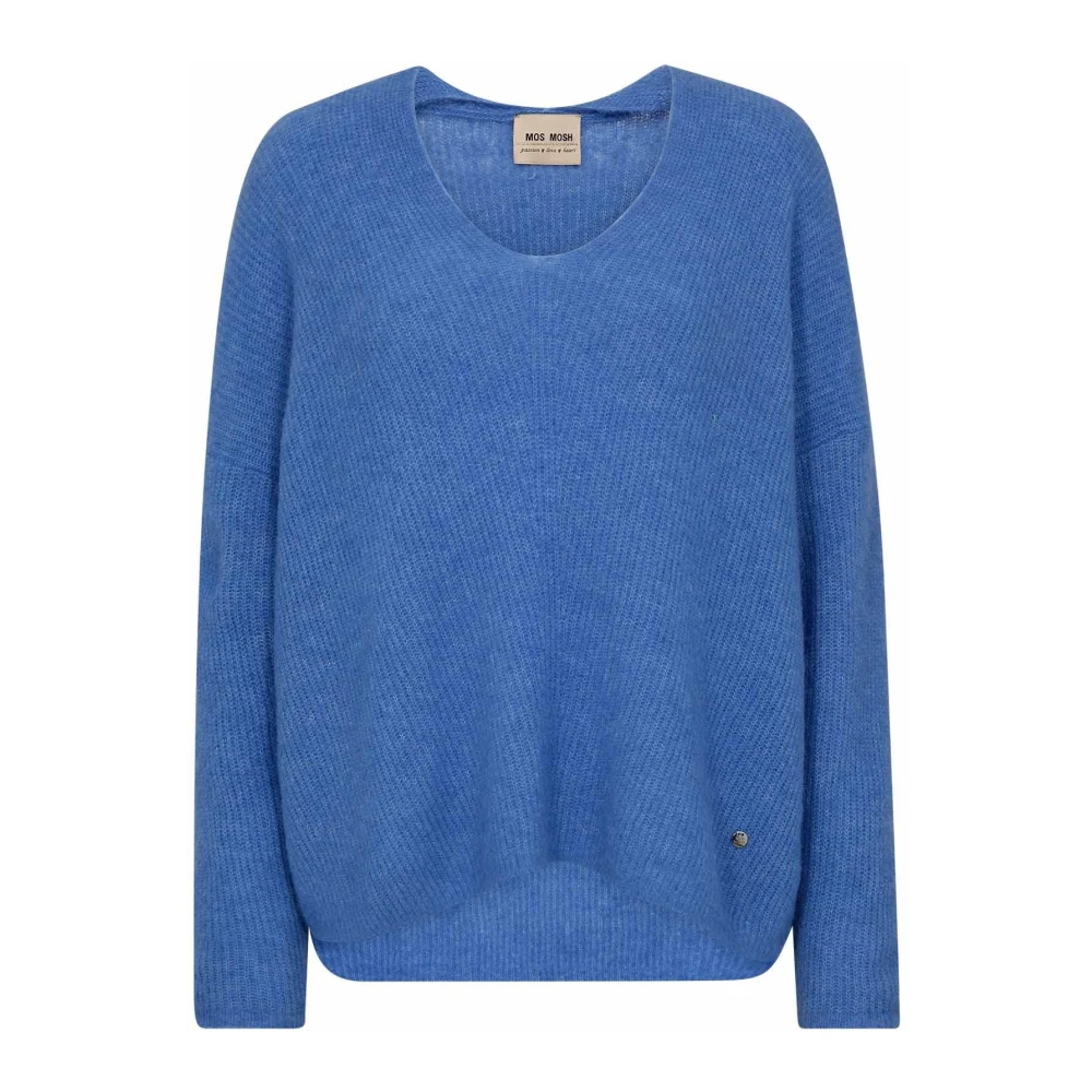Mos Mosh Damen Pullover Blau Gr. Mittel - Bild 5