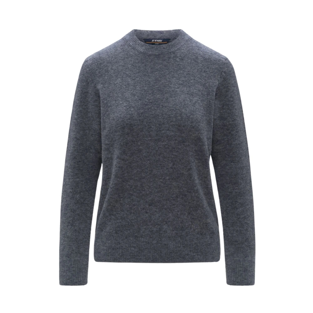K-Way Damen Blau - Round-Neck Strickwaren - Knitwear - M