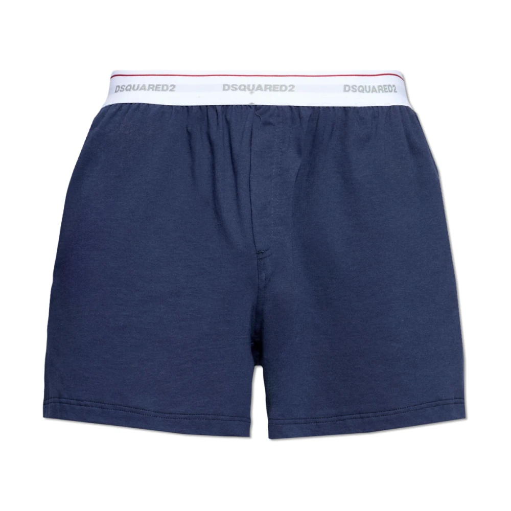 Dsquared2 Herren Blau - Cotton Boxer Briefs - Underwear - L