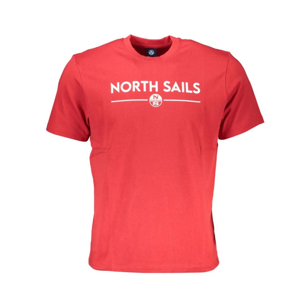 North Sails Herren Rot - Kurzärmeliges T-Shirt - Tops - L