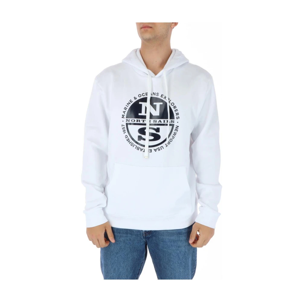 North Sails , Herren, Sweatshirts & Hoodies, Weiß, 2XL - Bild 3
