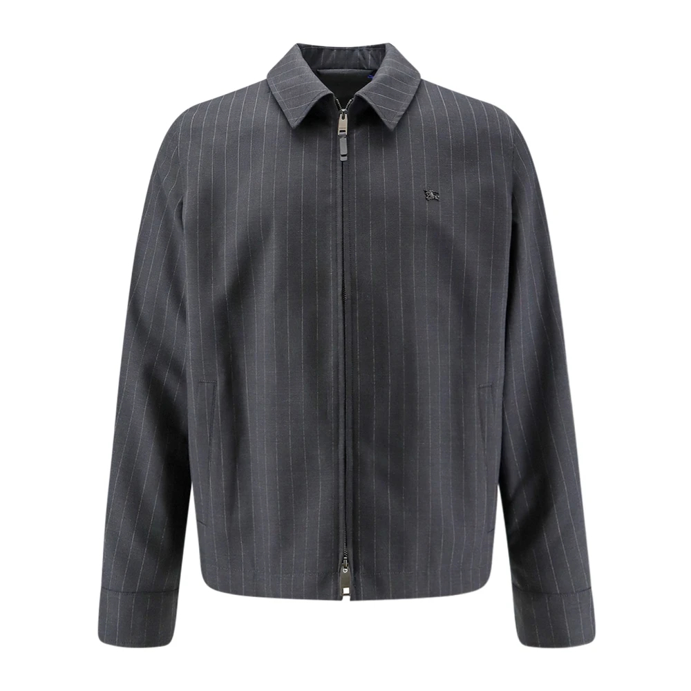 Burberry - Pinstripe Zip Jacket - Jackets - Herren - Grau - L