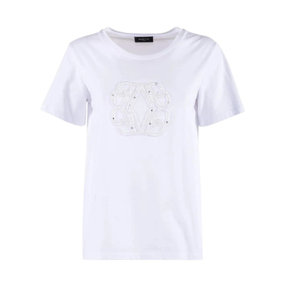 Nenette Damen Weiß - T-Shirt Dastin - Tops - S