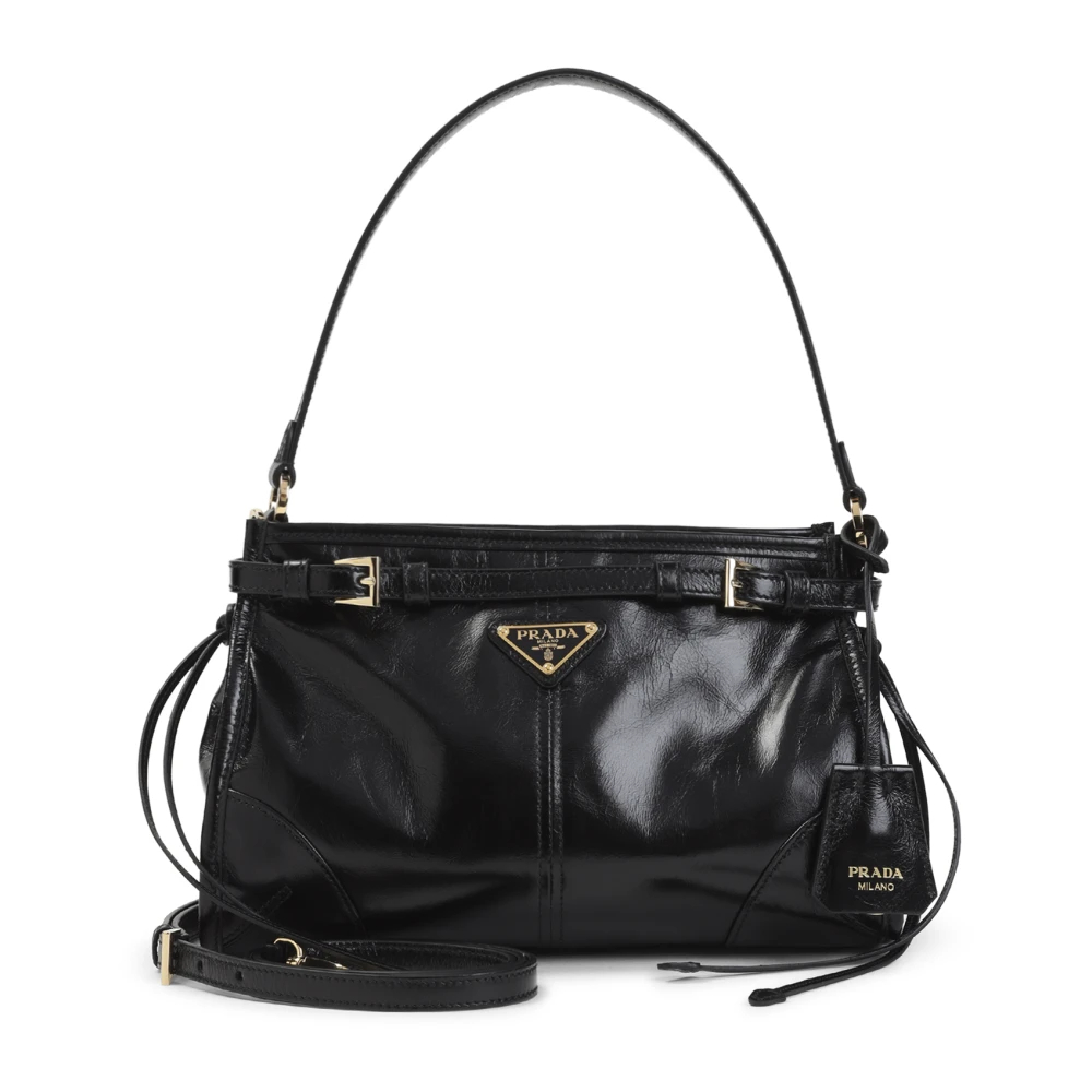 Prada Damen Schwarz Handtasche Bonnie Small, Einheitsgröße - Bild 3