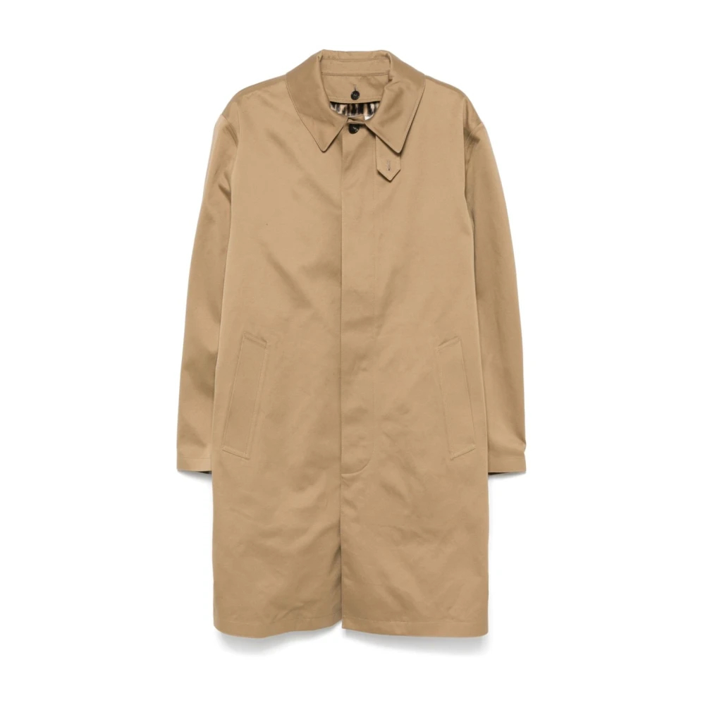 Saint Laurent Herren Beige - Cotton Gabardine Parka - Coats - M