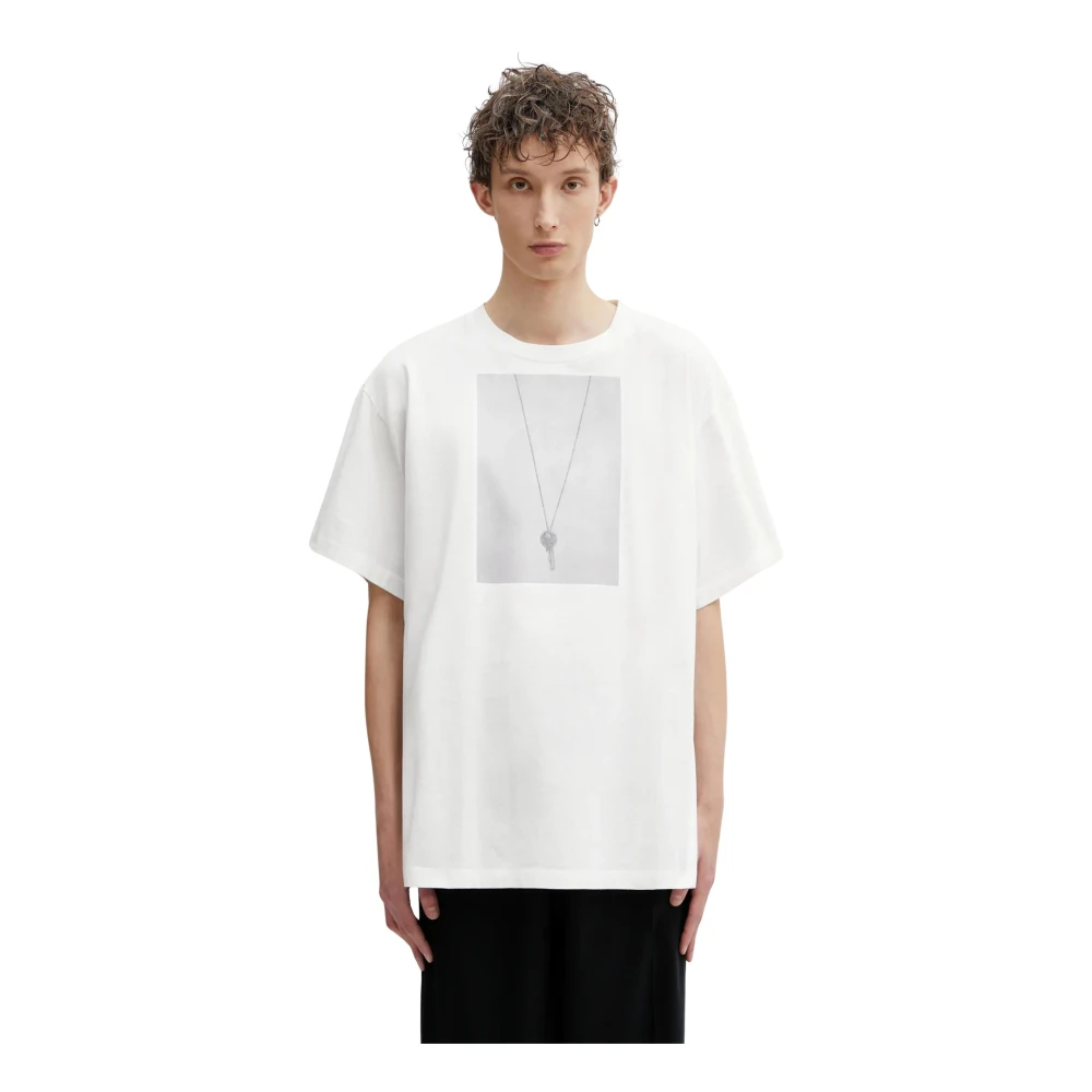 T-Shirt MM6 T-Shirt Off White M - Bild 4