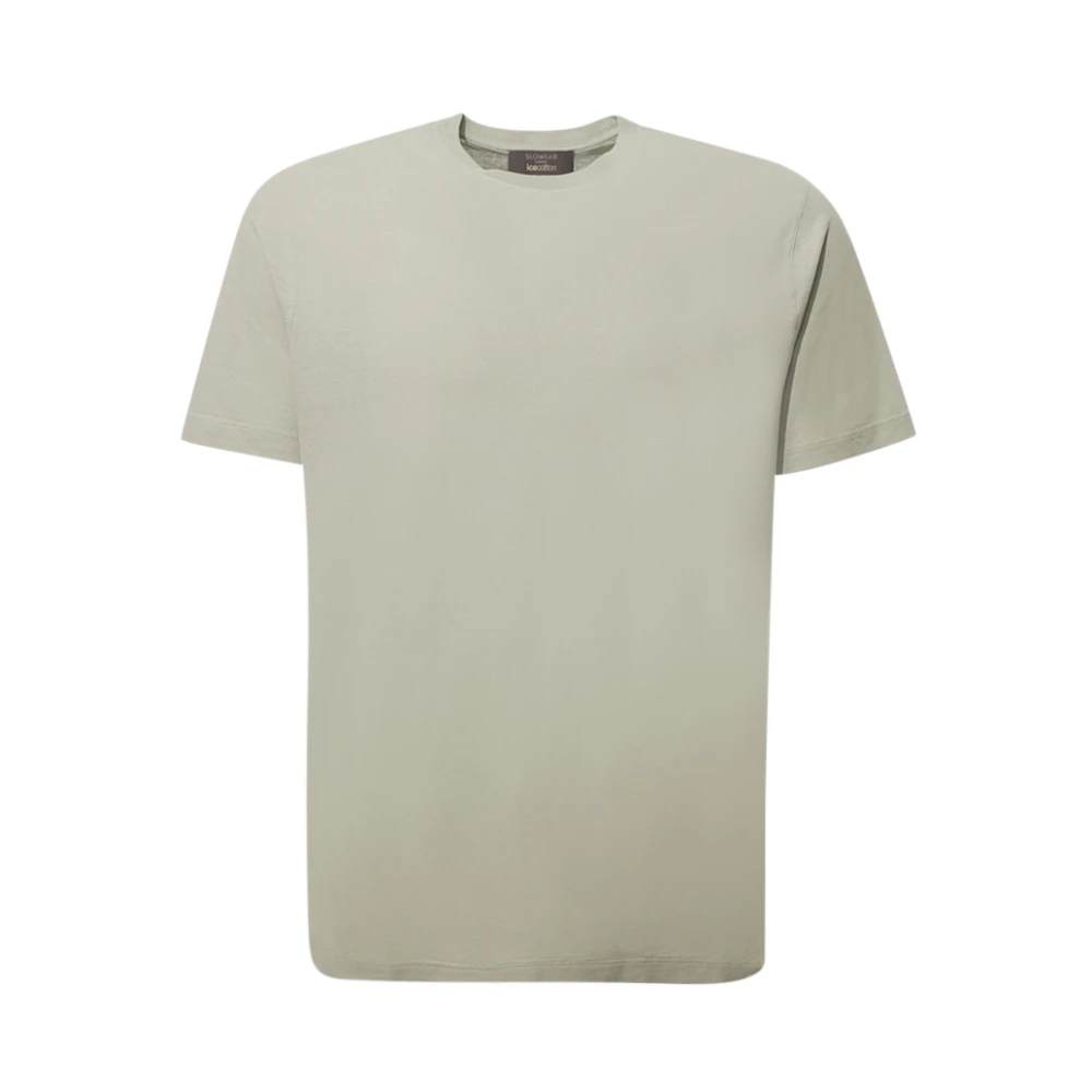 Zanone Herren Beige - Kurzärmeliges T-Shirt Mit Rundhalsausschnitt - Tops - 2XL