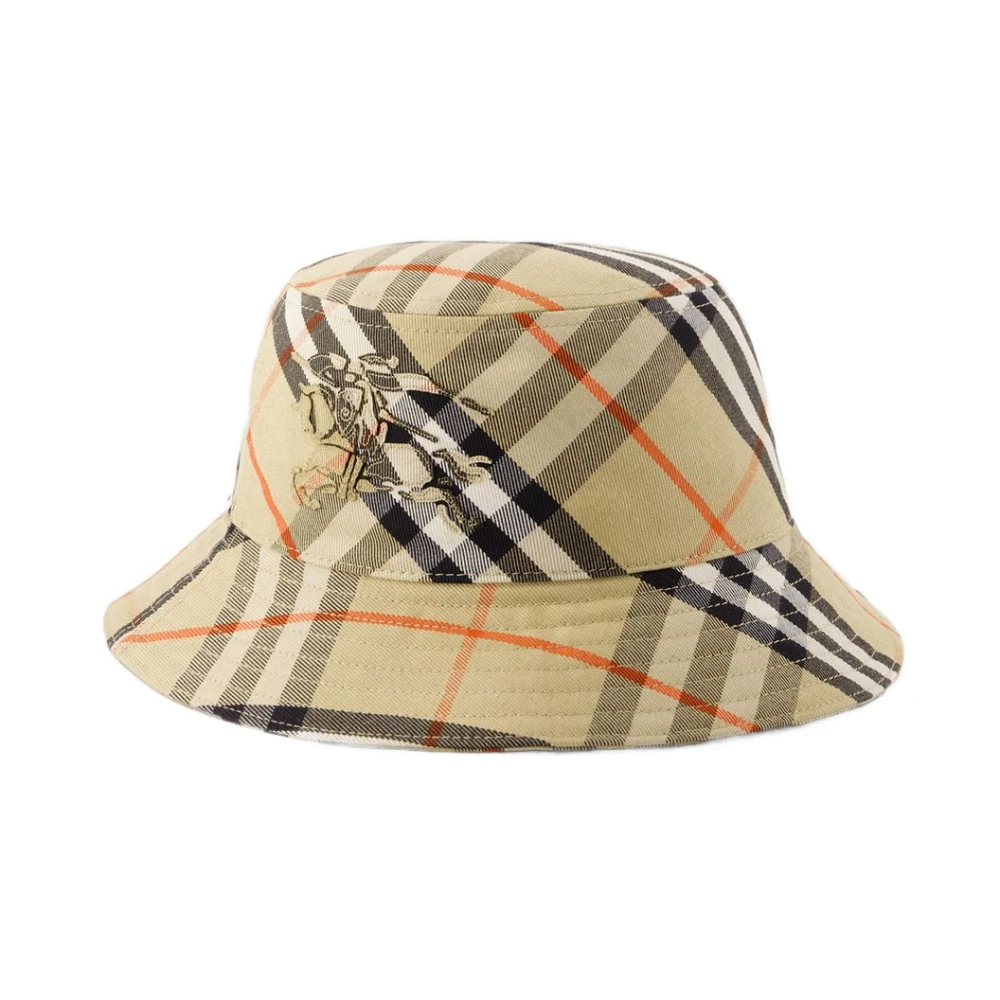 Burberry Unisex Beige - Bias Check Bucket Hat - Accessories - S