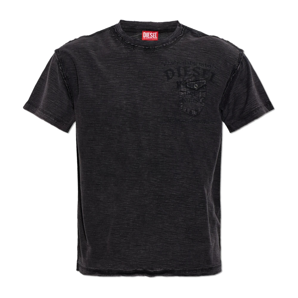 Diesel - T-Ardy T-Shirt - Tops - Herren - Schwarzk - M