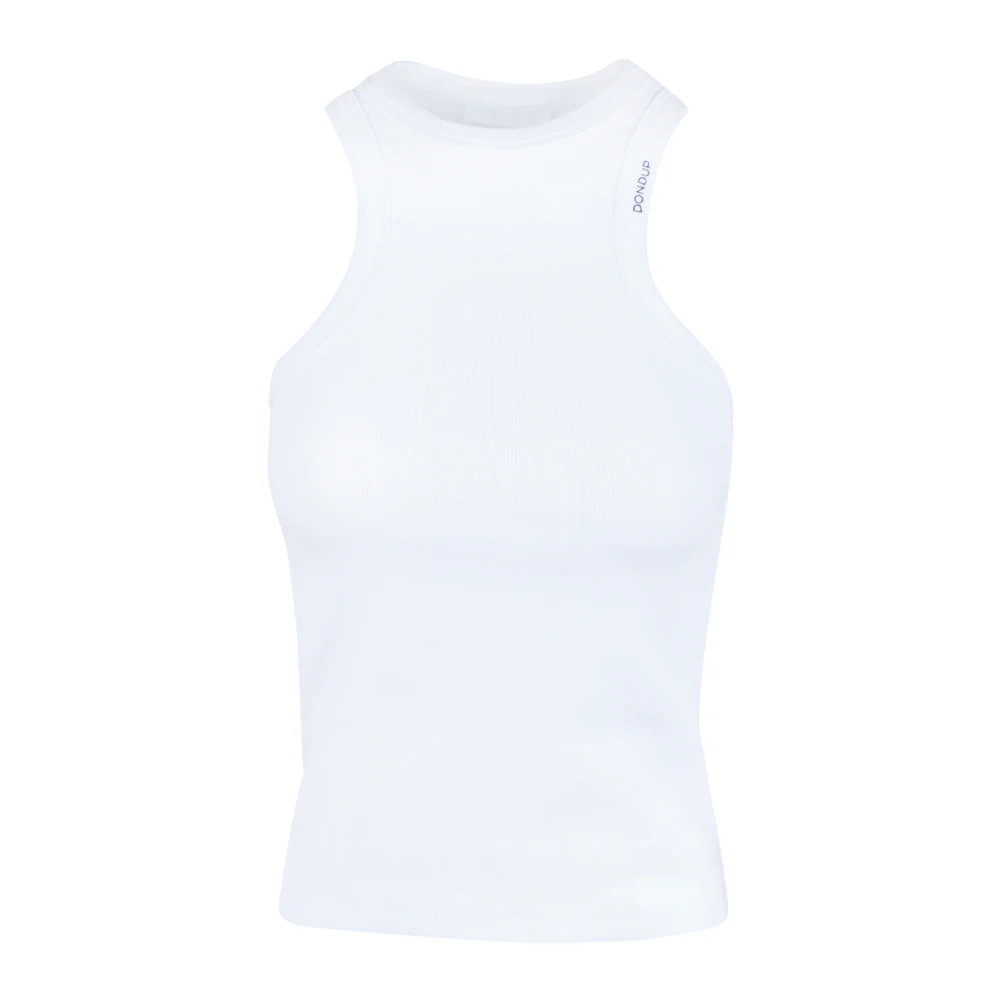 Dondup Damen Weiß - Canotta A Costine - Tops - M