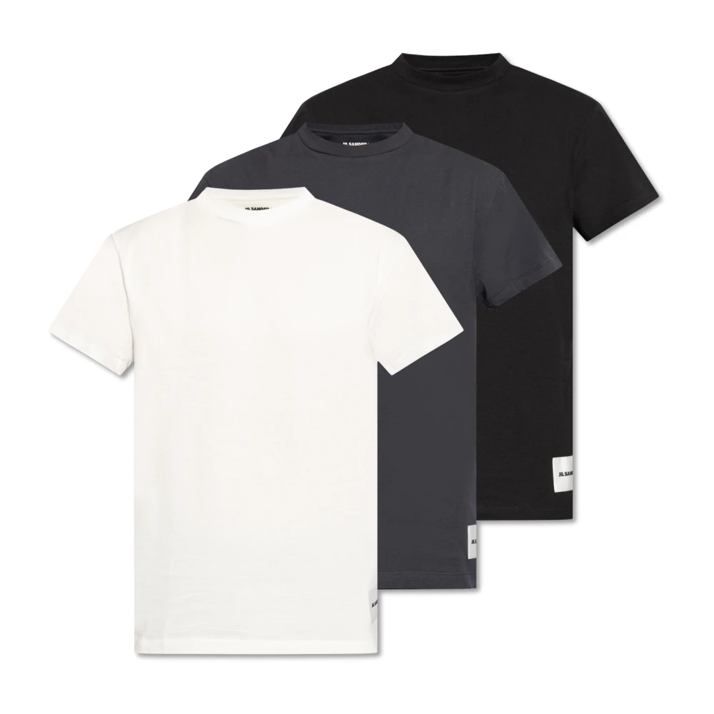 Jil Sander Herren Multicolor - T-Shirt Dreierpack - Tops - Mehrfarbig - S