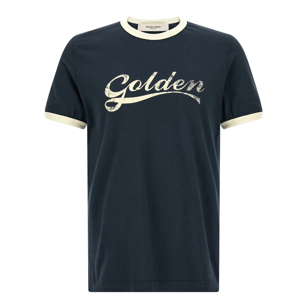 Golden Goose Herren Blau - Journey T-Shirt - Tops - S