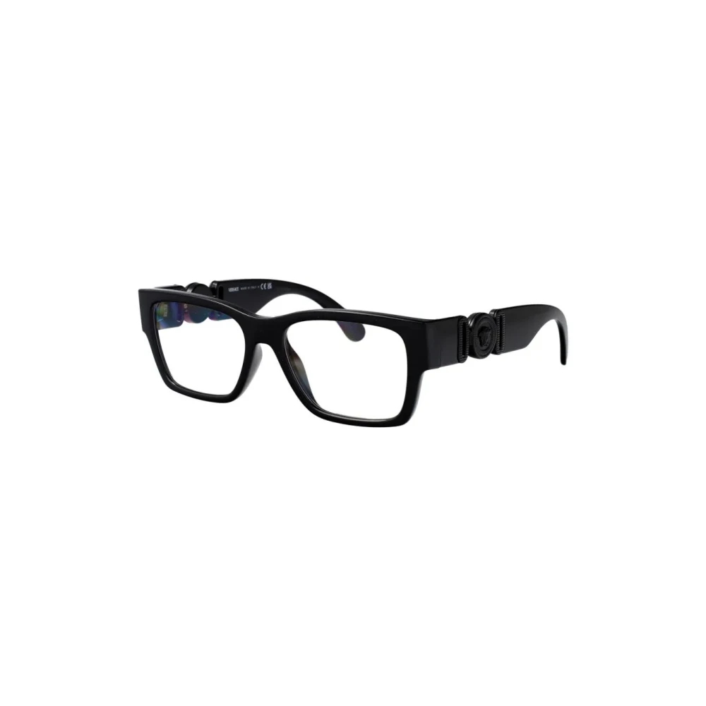 Versace Ve3368u 0 5360 Kunststoff Panto Brille – auch als Gleitsichtbrille Herren Schwarz Mittel - Bild 3