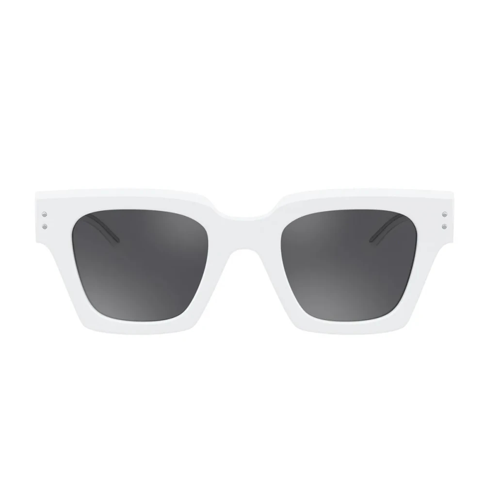 Dolce&Gabbana Herren Grau Verspiegelt Schwarz Mann Sunglass Dg4413 - Rahmenfarbe: Weiß, Linsenfarbe: - Bild 3