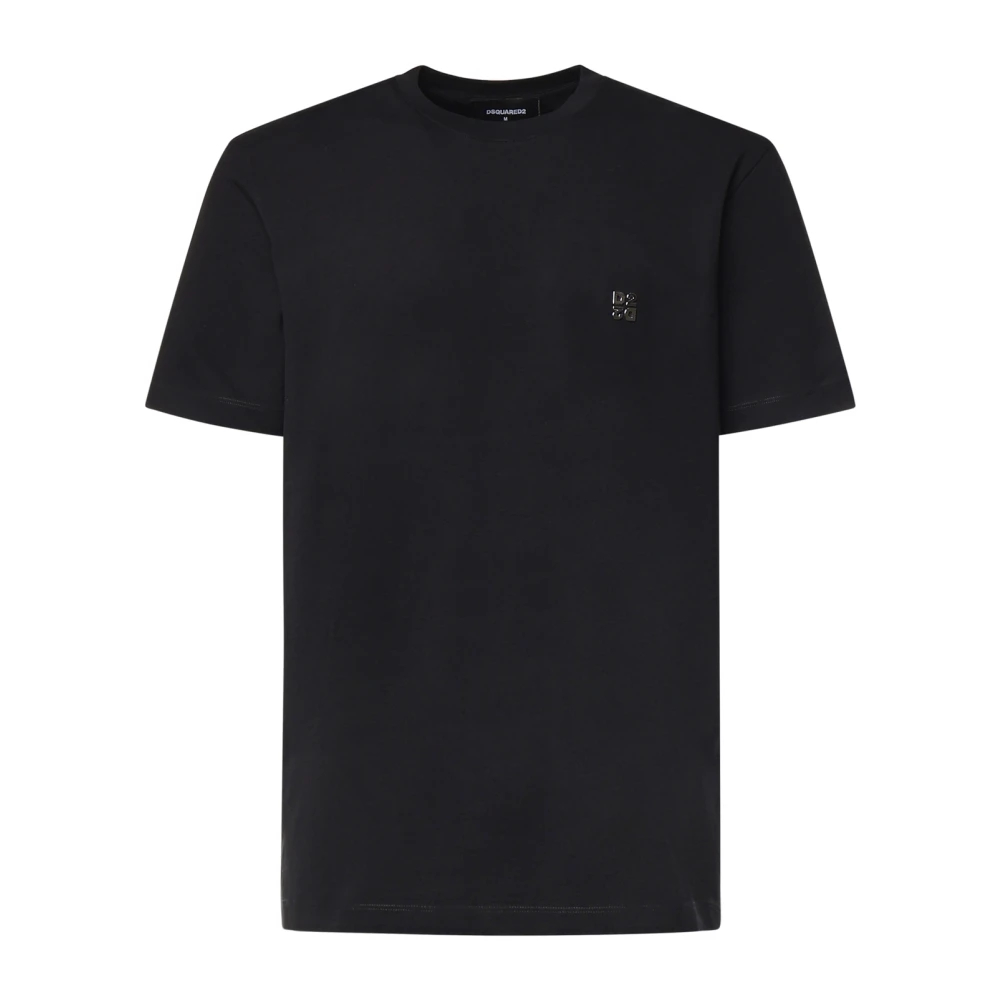 Dsquared2 - T-Shirt Mit Logo - Tops - Herren - Schwarzk - M - Bild 6