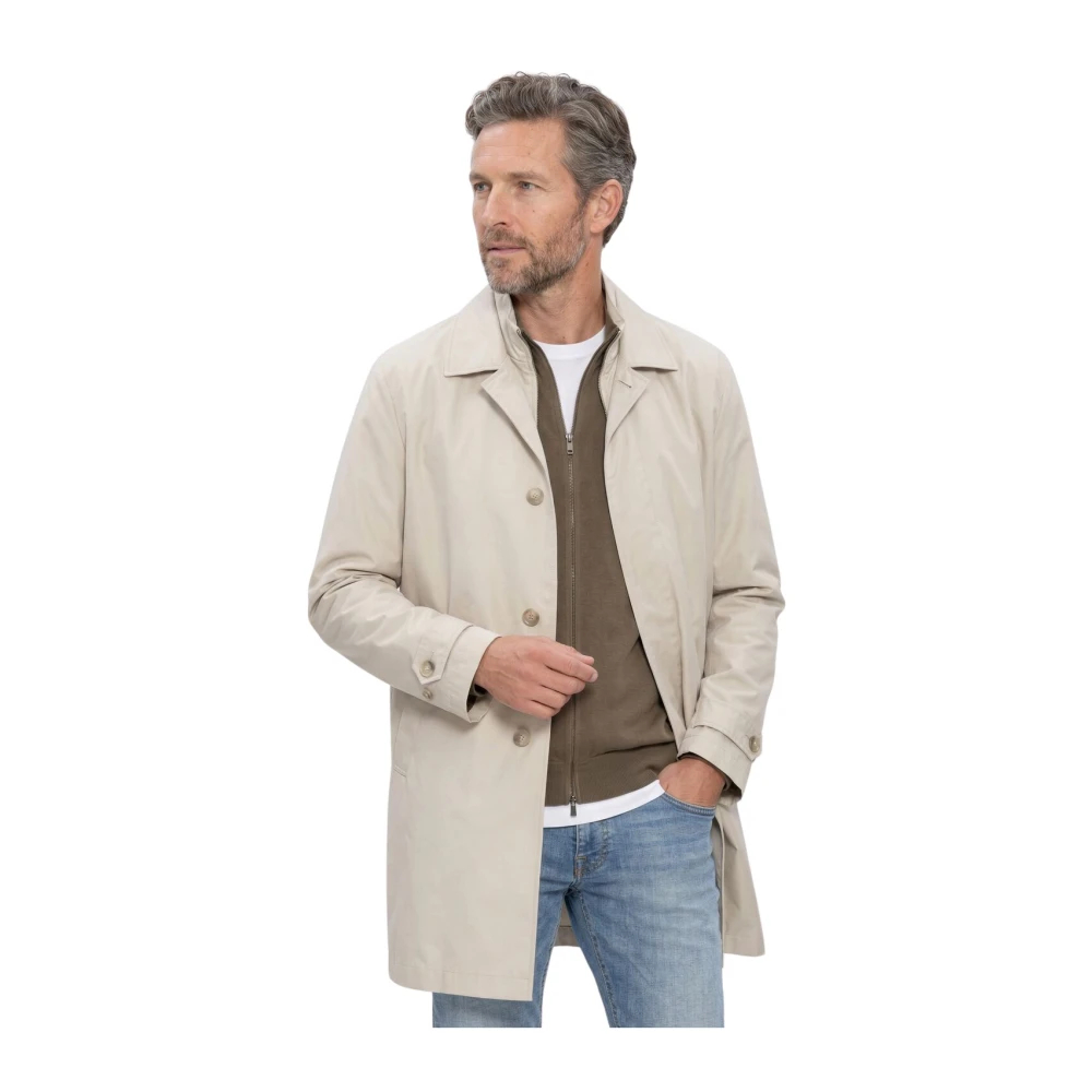 Fay Herren Beige - Morning Db Front Coat - Coats - Xl