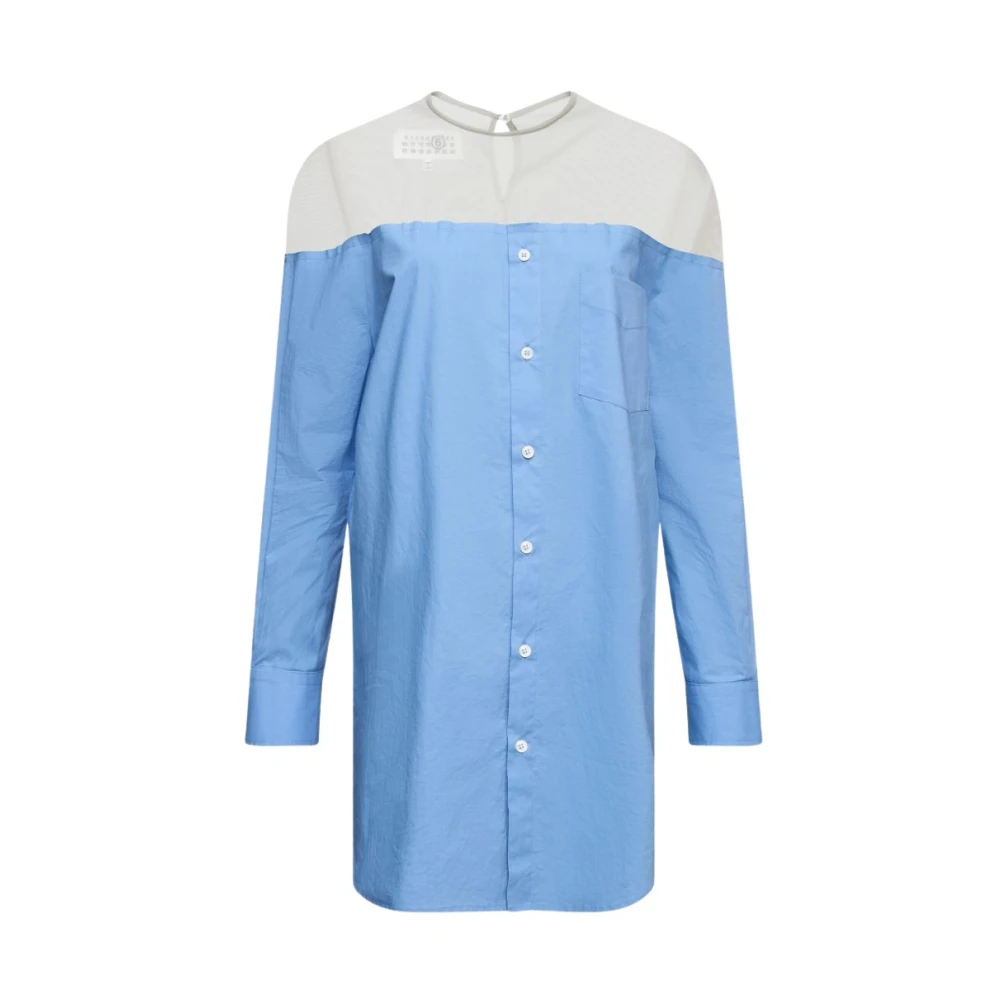 Mm6 Maison Margiela Damen Blau - Top - Blouses & Shirts - 2XS
