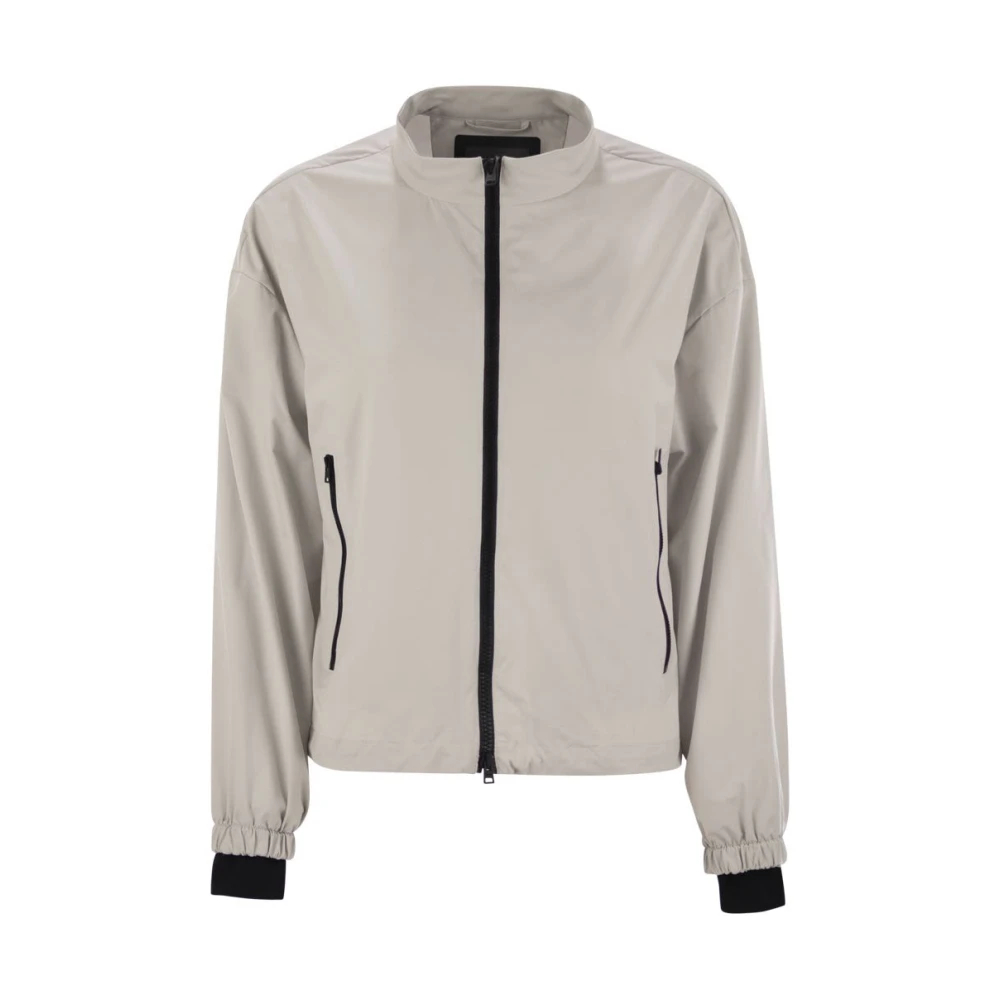 Herno Damen Beige - Laminar Bomber Jacket - Jackets - S
