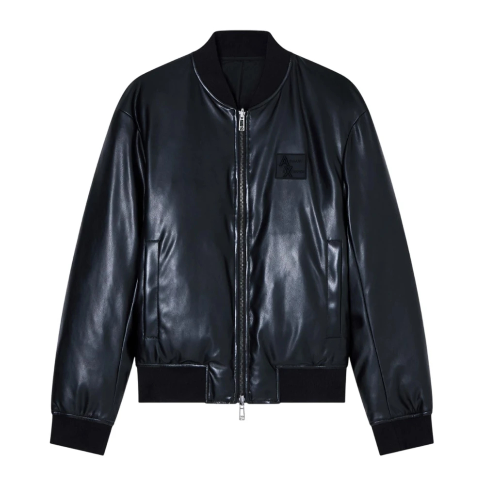 Armani Exchange Herren Schwarz - Reversible Bomber Jacket - Jackets - K - Xl