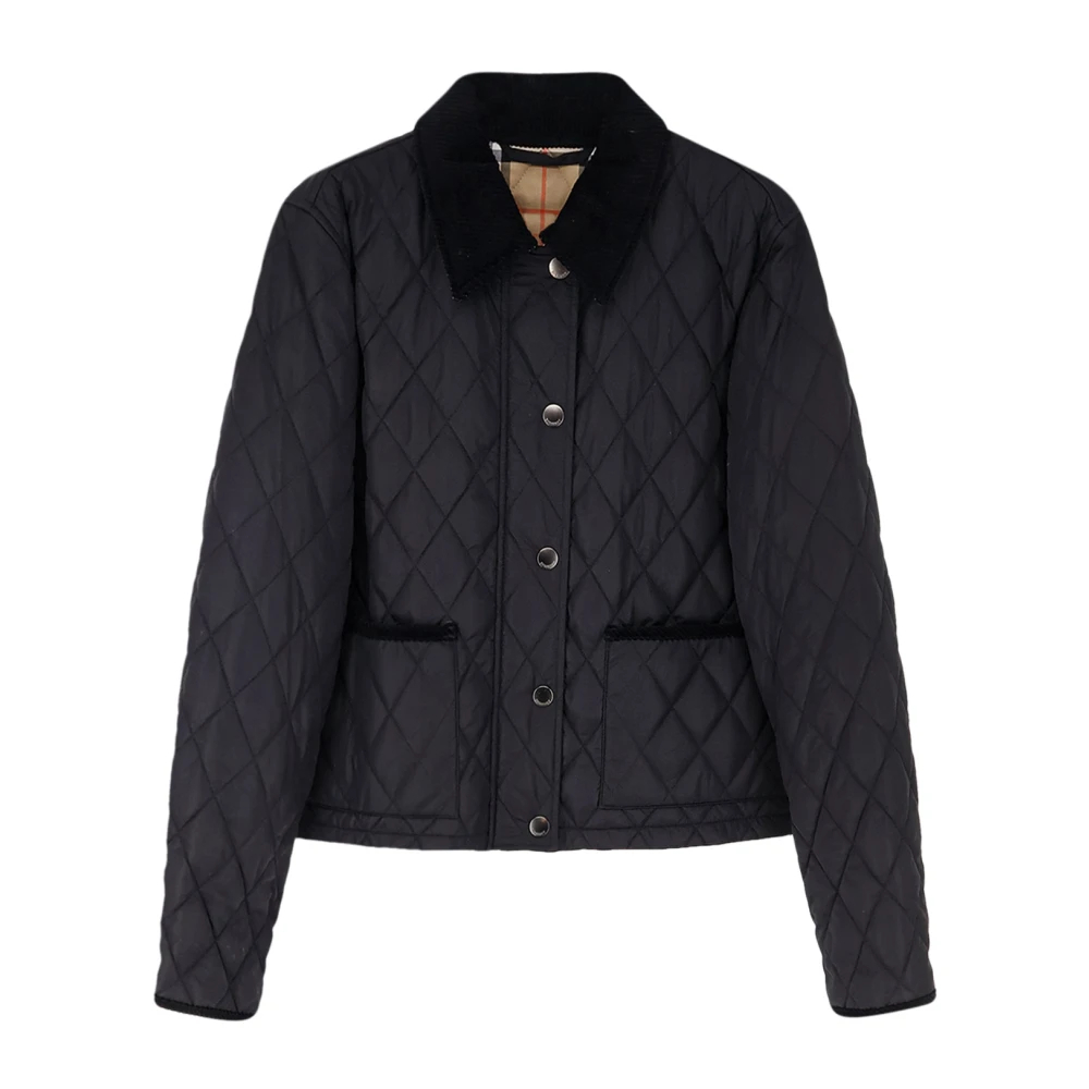 Burberry , Damen, Jacken, Schwarzk, L - Bild 5
