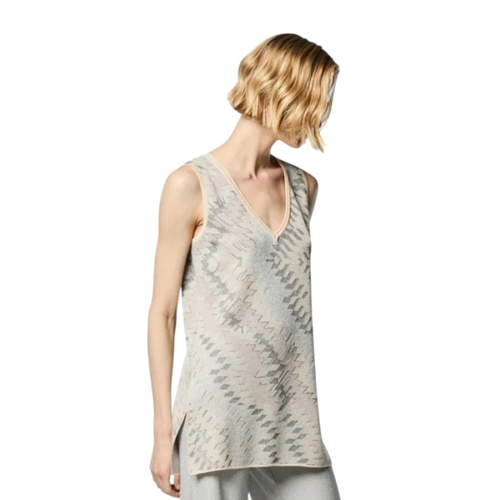 Nenette Damen Beige - Canotta - Tops - S