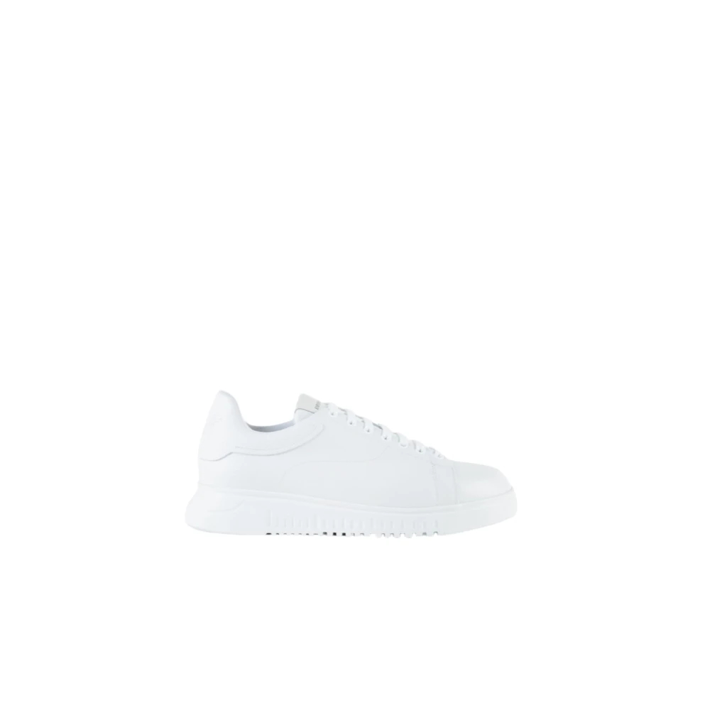 Emporio Armani Herren Weiß - Low Top Sneakers - Shoes - 41 Eu