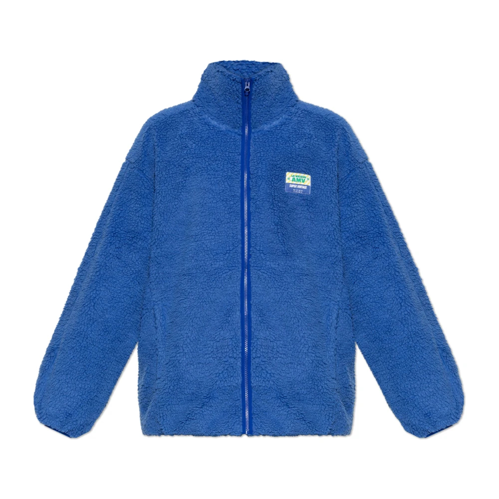 American Vintage Herren Blau - Fleece-Sweatshirt Mit Rollkragen - Sweatshirts & Hoodies - Xl