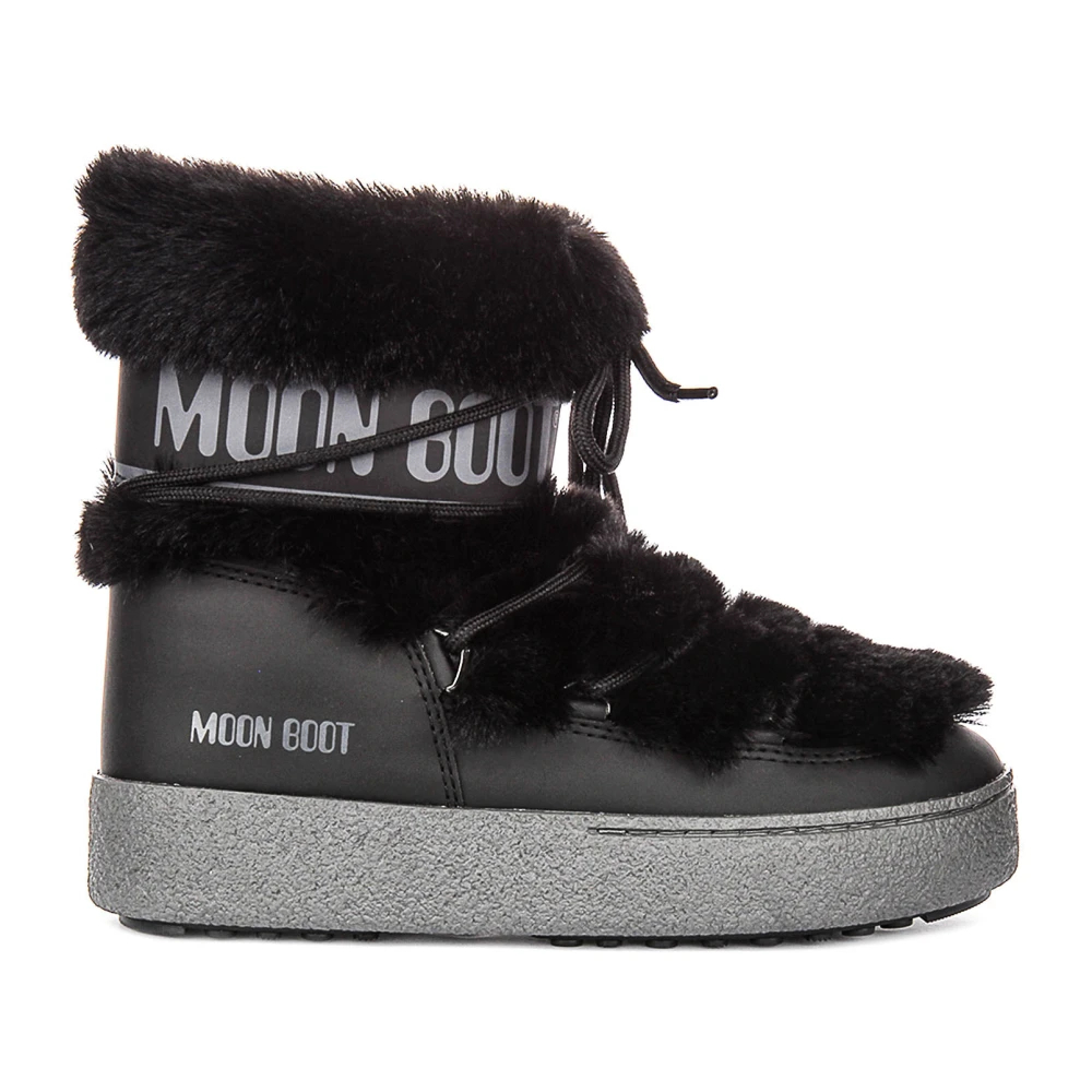 Moon Boot Damen Schwarz Schneeschuhe Ltrack Tube Faux-Fur 80D2450130 38 - Bild 2