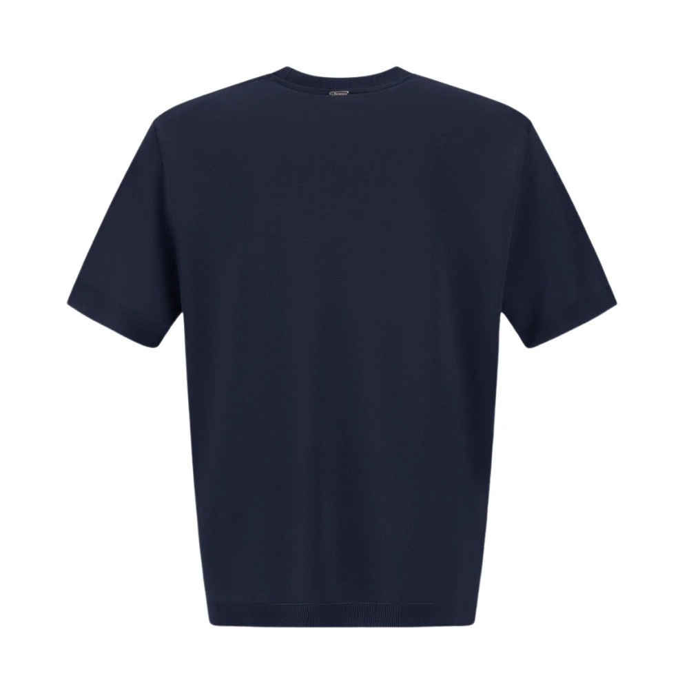 Herno Herren Blau - T-Shirt Bordi Continui - Tops - 2XL