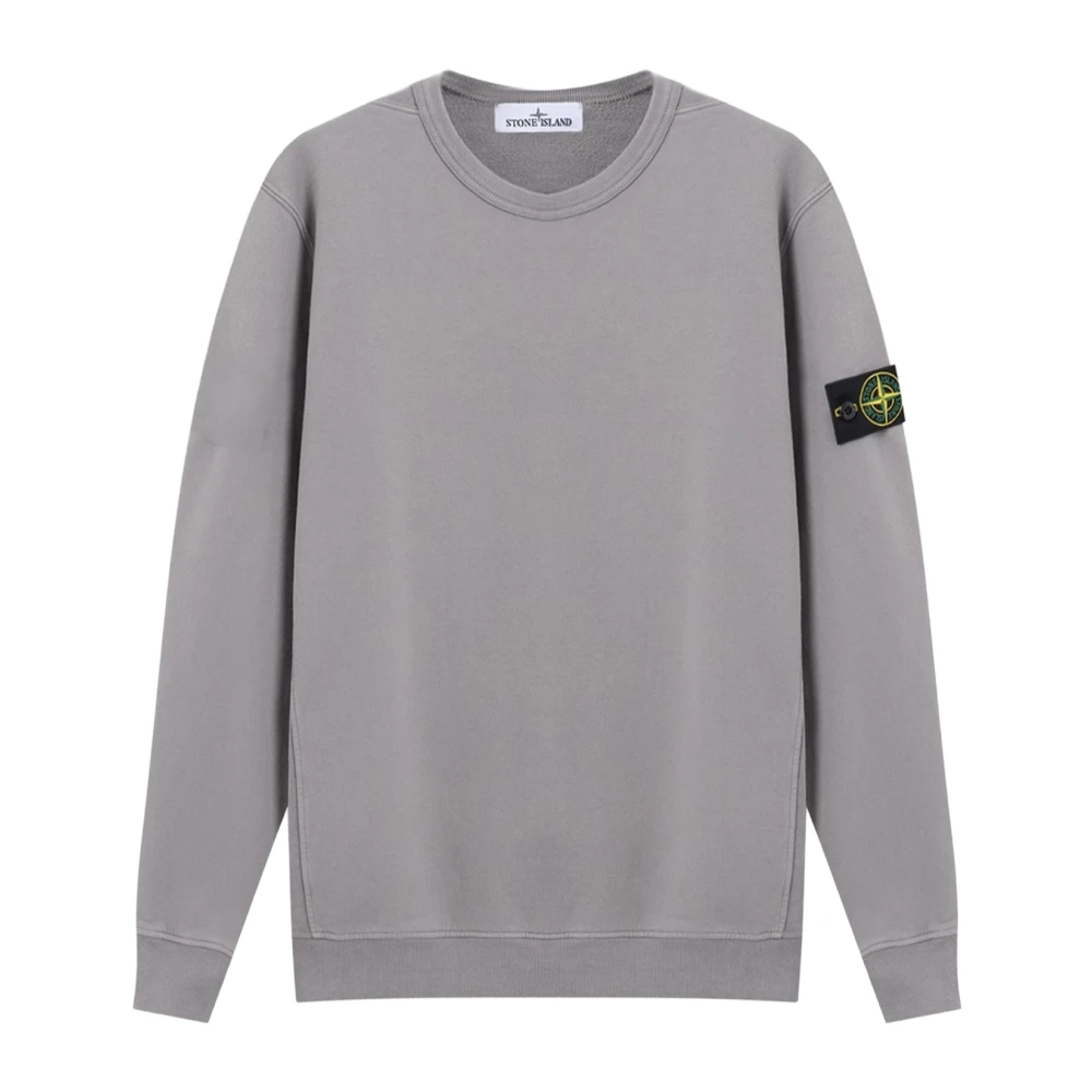 STONE ISLAND | Lead grey organic stretch cotton crewneck sweatshirt | Man | M - Bild 6