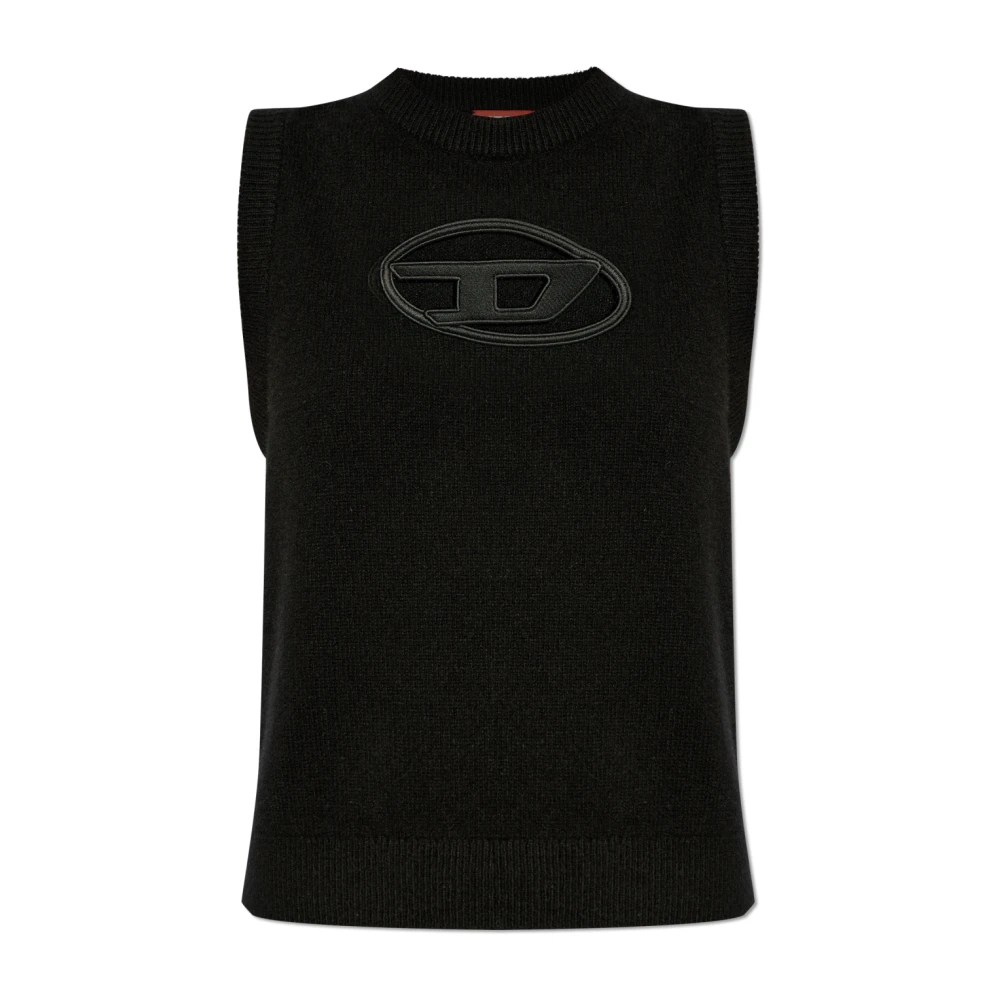 Diesel Damen Schwarz - Vest M-Argarin-Sl - Knitwear - K -S