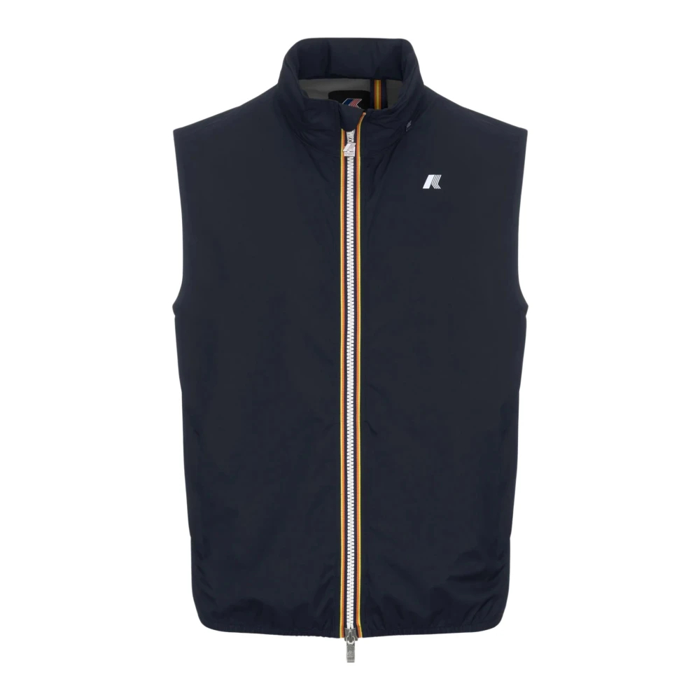 K-Way Herren Blau - Stretch Dot Ärmellose Jacke - Jackets - Xl